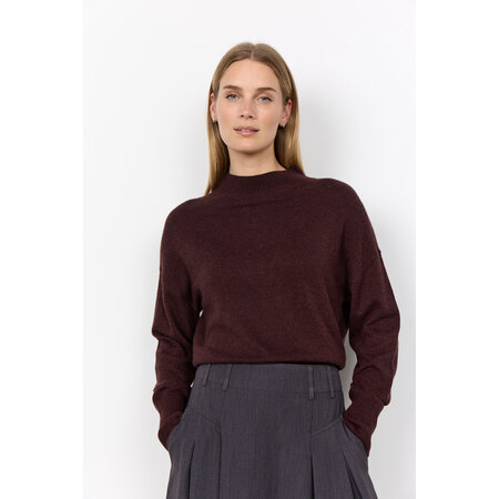 Chocolate Plum Melange Longsleeve Top