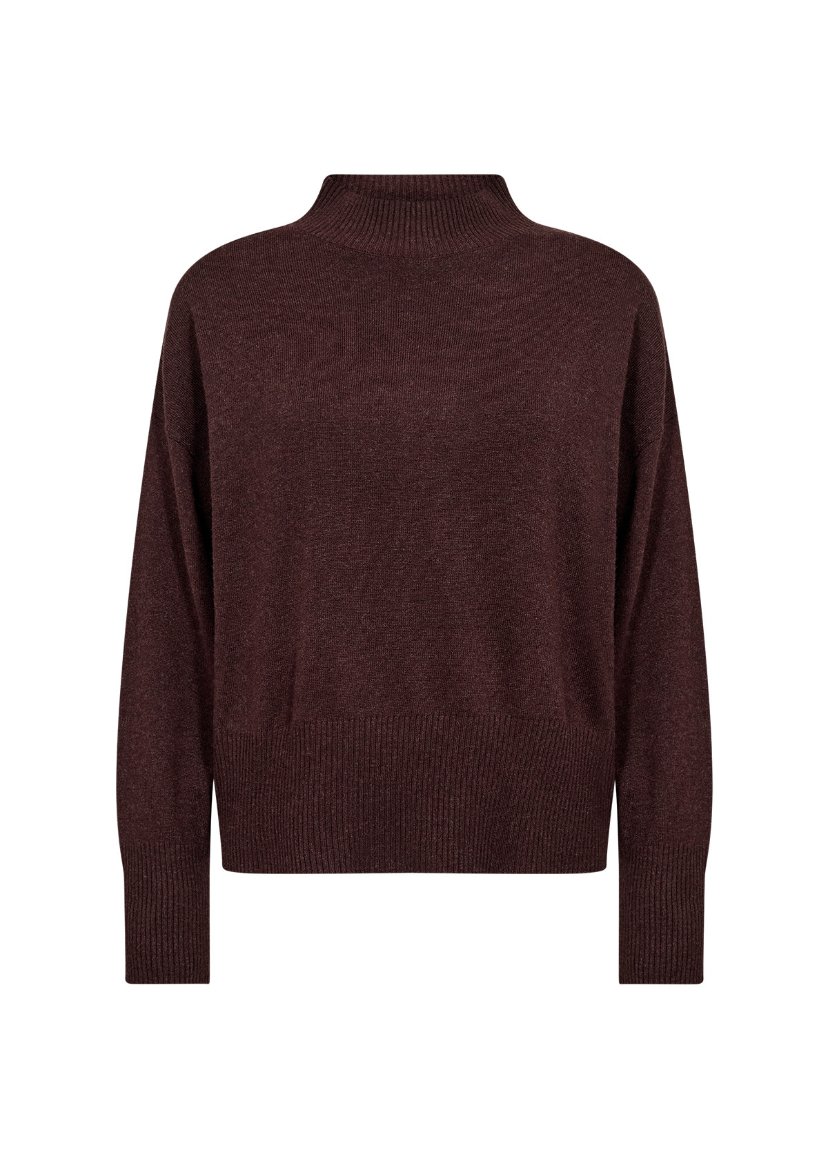 Chocolate Plum Melange Longsleeve Top