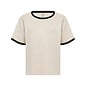Sand Melange Tshirt Black Details
