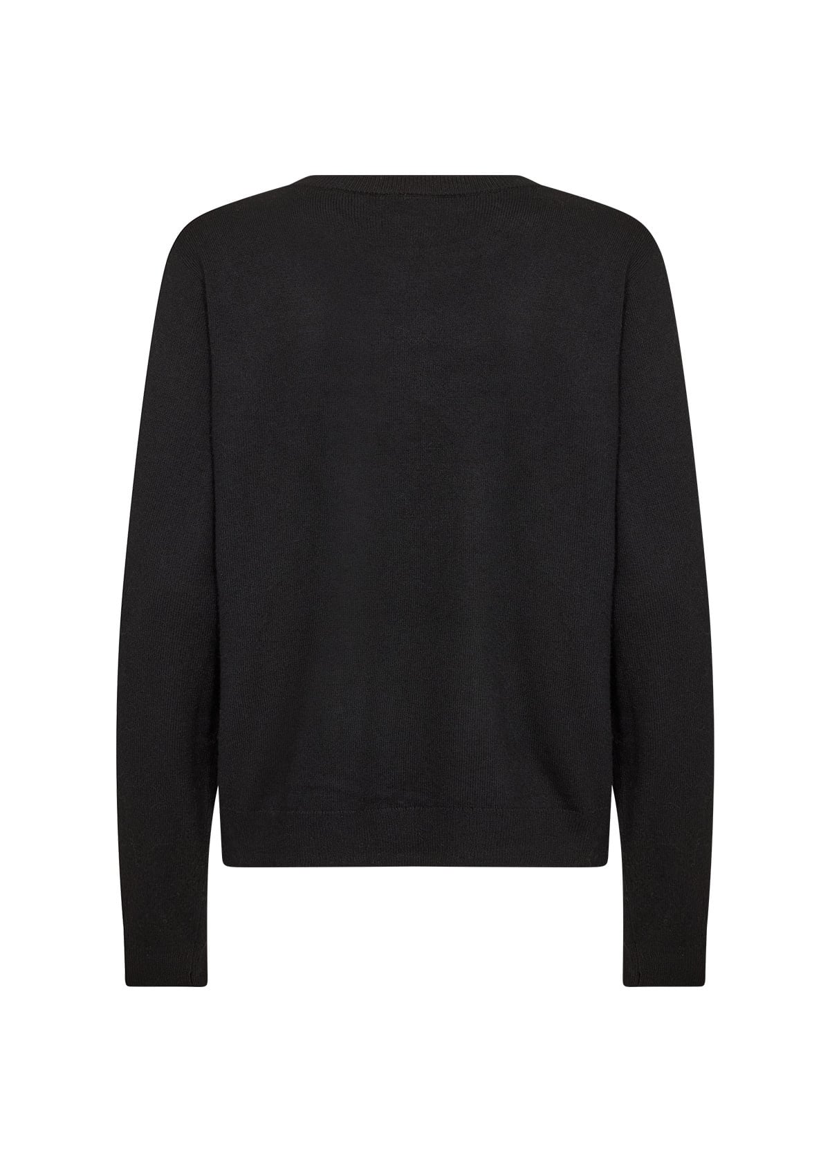 Black Long Sleeve Basic Sweater