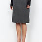 Black Combi Skirt with Pockets