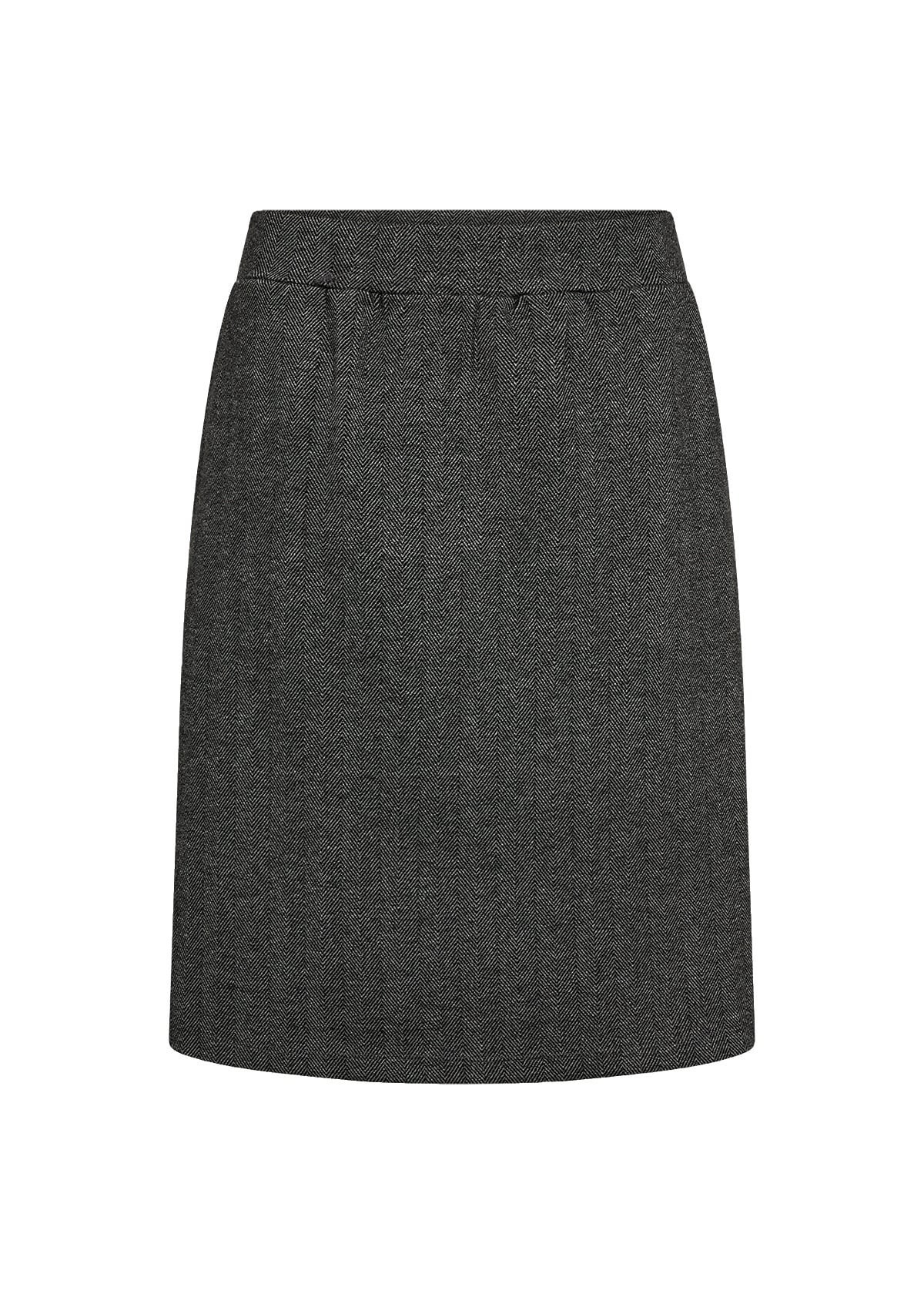 Black Combi Skirt with Pockets