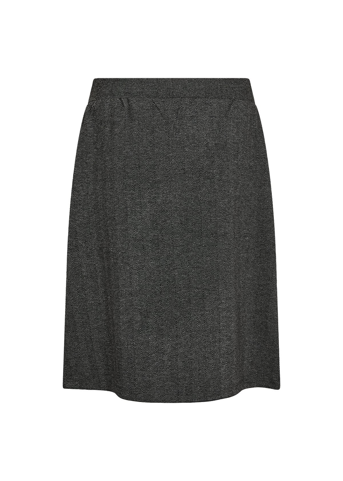Black Combi Skirt with Pockets