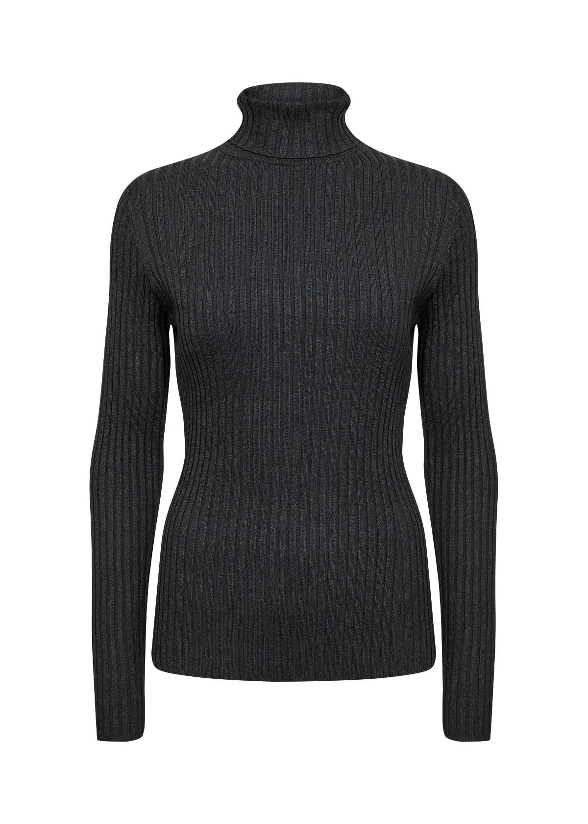 Dark Grey Longsleeve Turtle Neck