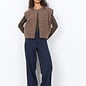 Chocolate Plum Melange Vest Fluffy