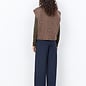 Chocolate Plum Melange Vest Fluffy