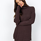 Chocolate Plum Melange Turtleneck Longsleeve