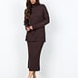 Chocolate Plum Melange Turtleneck Longsleeve