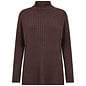 Chocolate Plum Melange Turtleneck Longsleeve