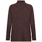Chocolate Plum Melange Turtleneck Longsleeve