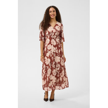 CRHailey Long Dress Brandy Flower