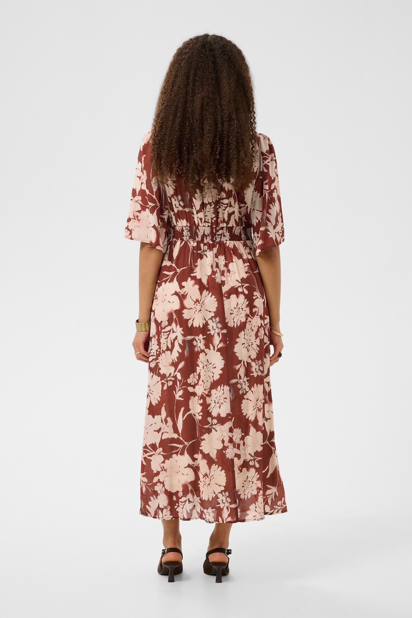 CRHailey Long Dress Brandy Flower