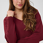 CRDela Knit Pullover Cabernet