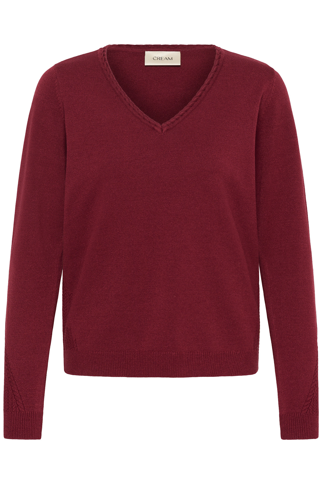 CRDela Knit Pullover Cabernet