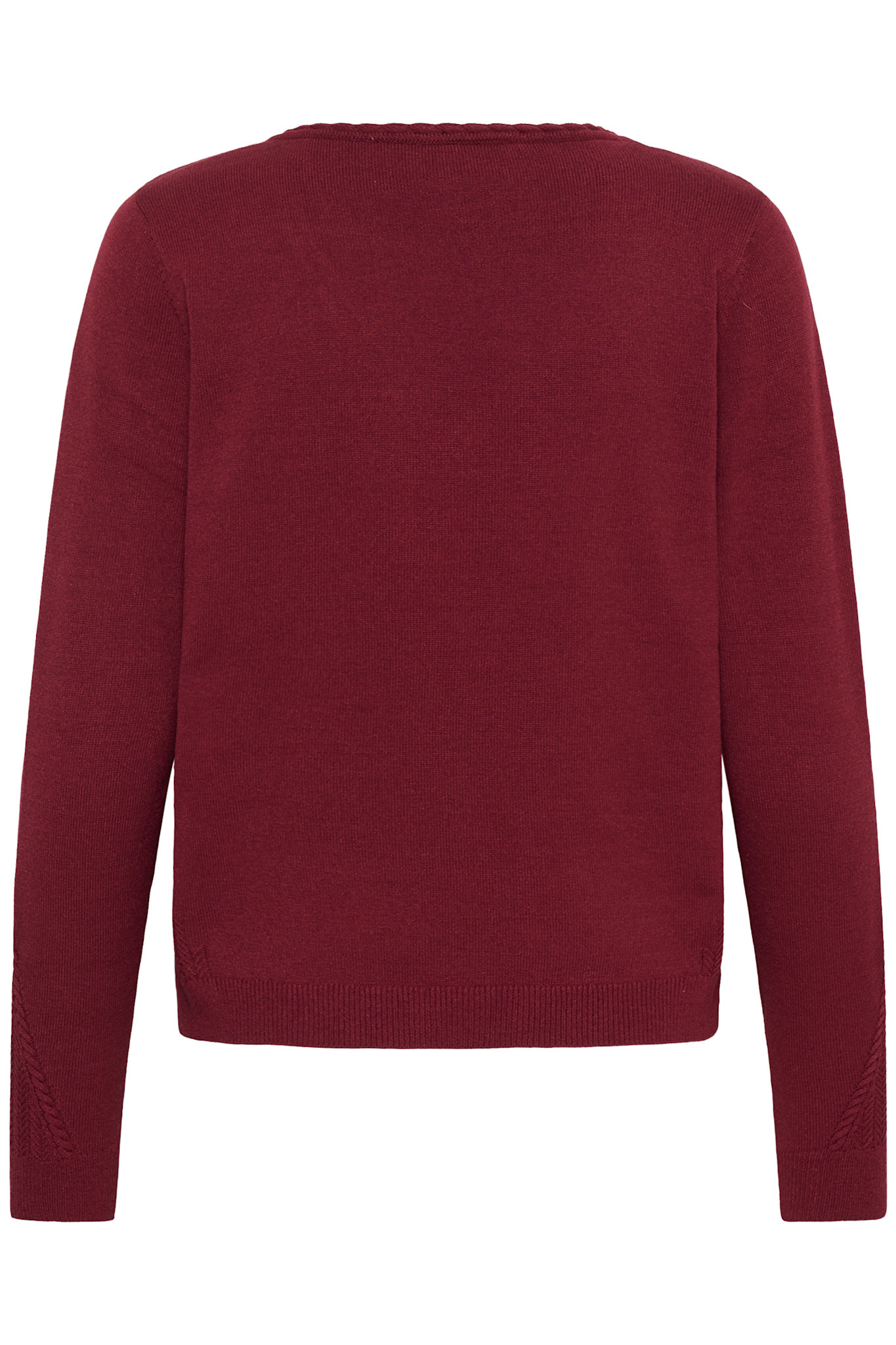 CRDela Knit Pullover Cabernet
