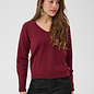 CRDela Knit Pullover Cabernet