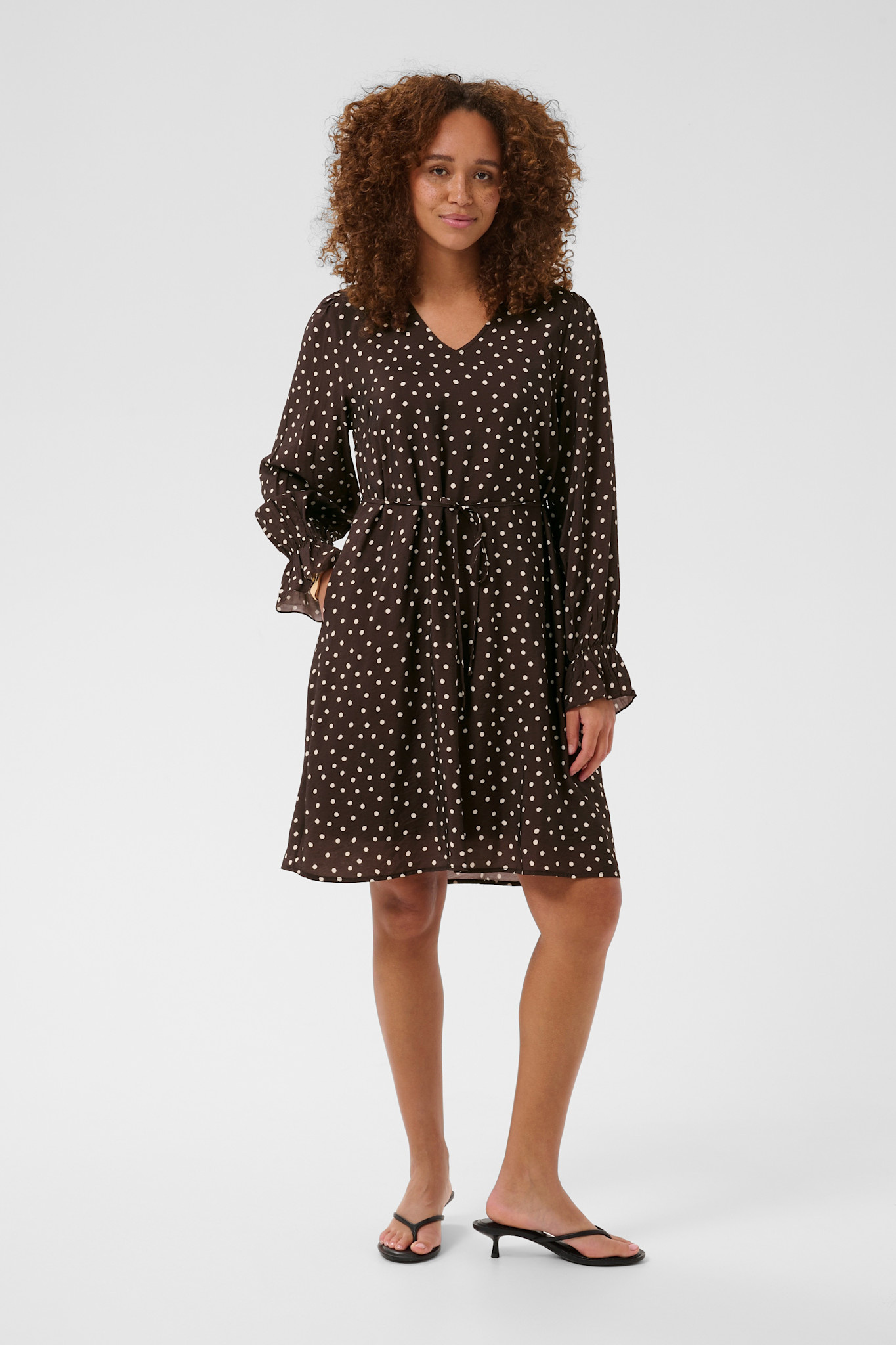 KAdotte Dress Coffee Bean