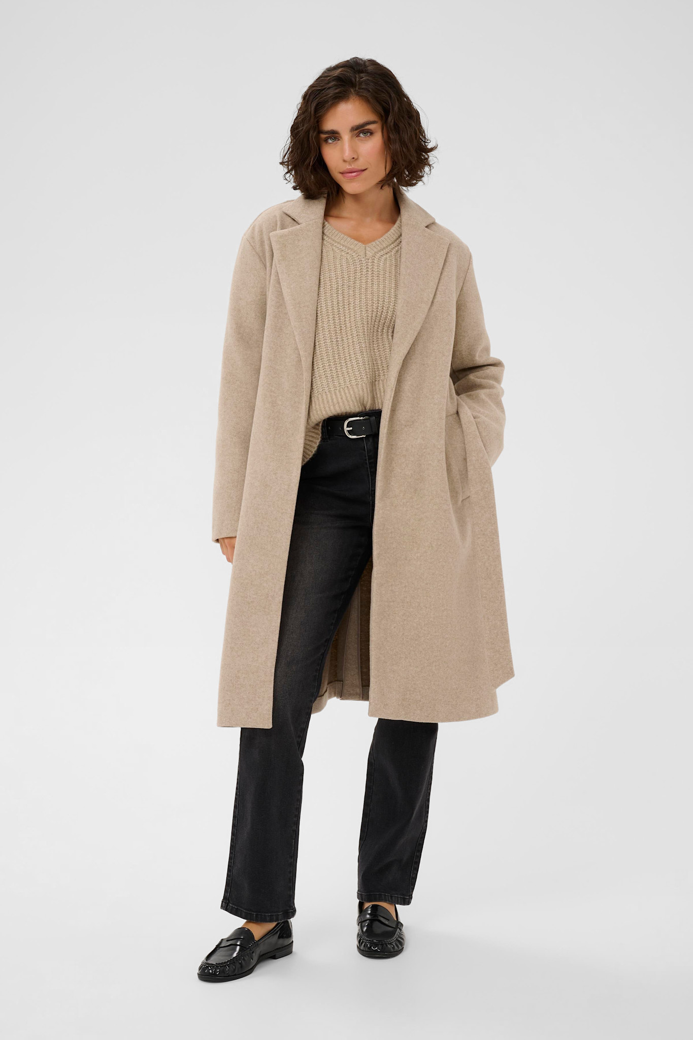 KAsaturn Jacket Beige Smoked Melange
