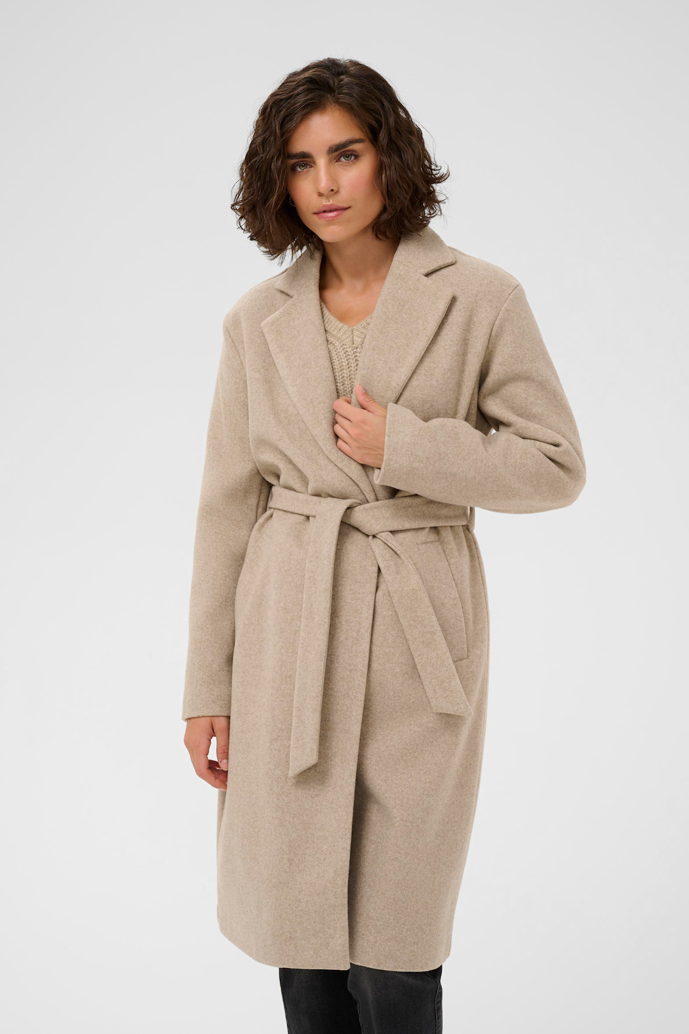 KAsaturn Jacket Beige Smoked Melange