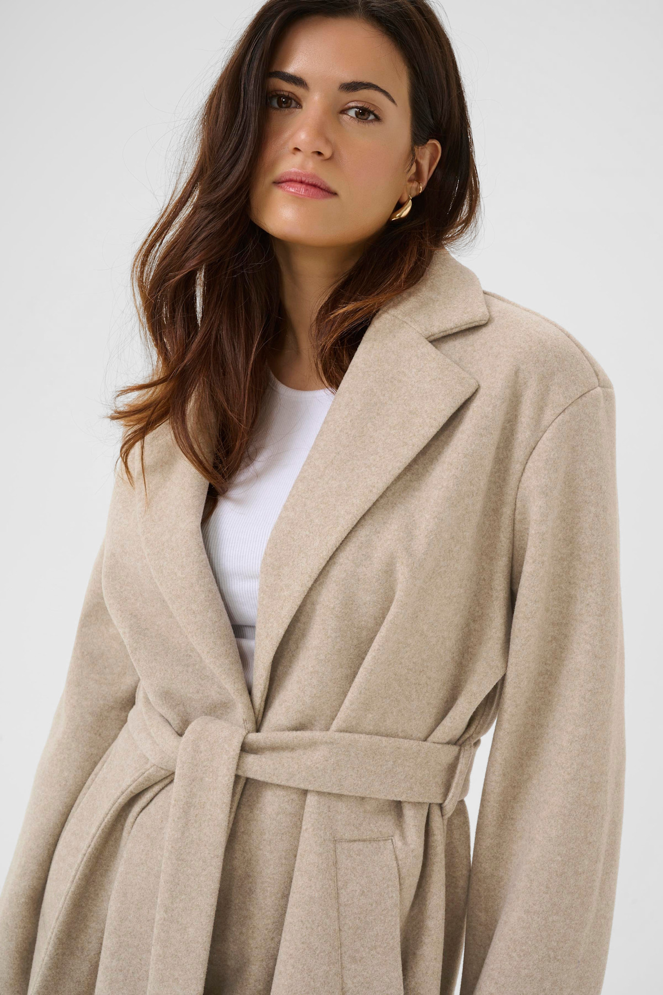 KAsaturn Jacket Beige Smoked Melange