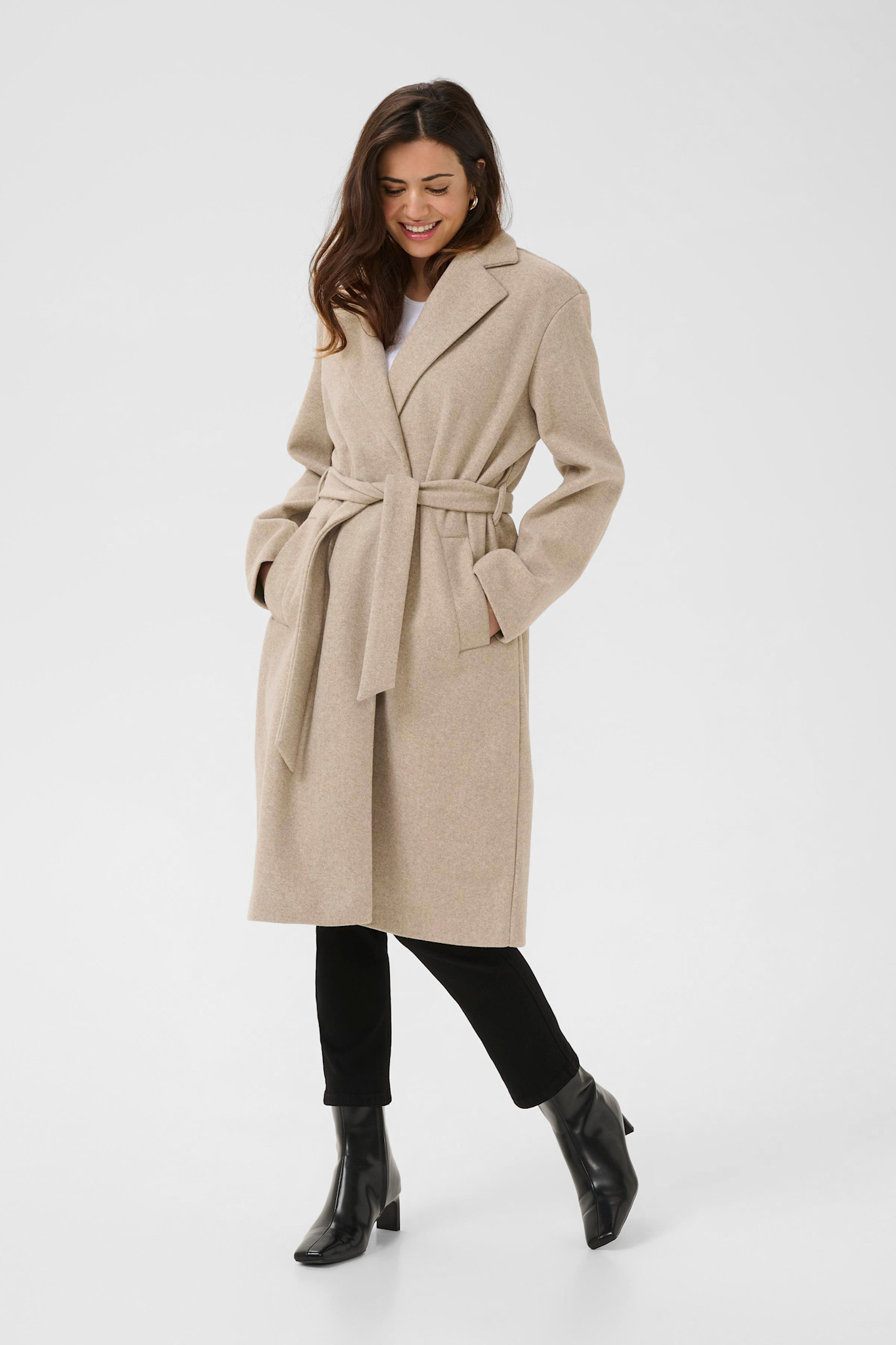 KAsaturn Jacket Beige Smoked Melange