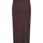 Chocolate Plum Melange Skirt Ribbed