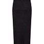 Black Long Ribbed Skirt