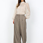 Chocolate Plum Combi Blouse