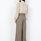 Chocolate Plum Combi Blouse