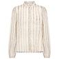 Chocolate Plum Combi Blouse