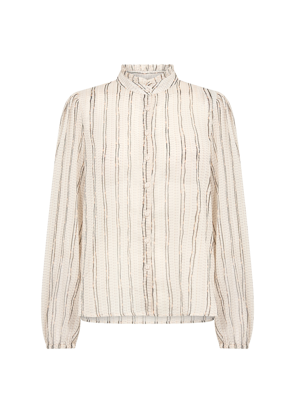Chocolate Plum Combi Blouse