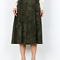 Forest Night Green Long Skirt