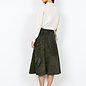 Forest Night Green Long Skirt