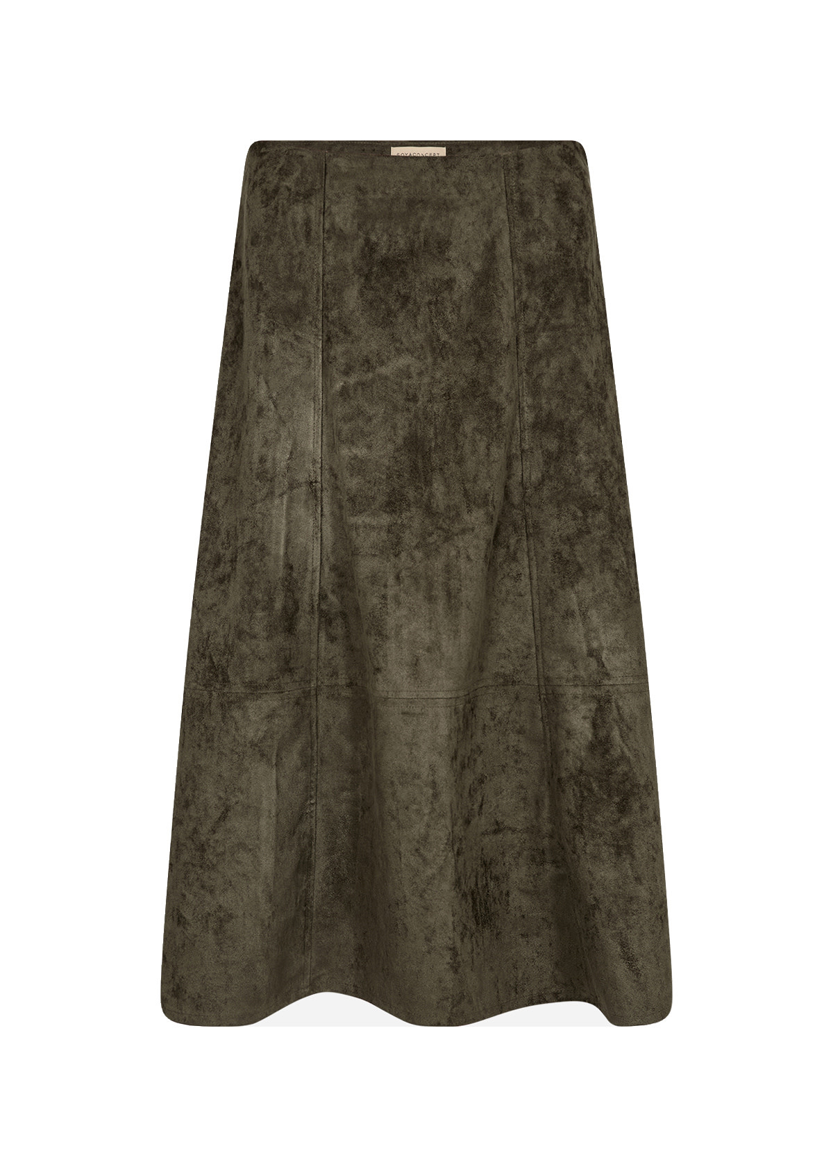 Forest Night Green Long Skirt