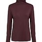 Long Sleeve Chocolate Plum Collar