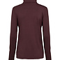 Long Sleeve Chocolate Plum Collar