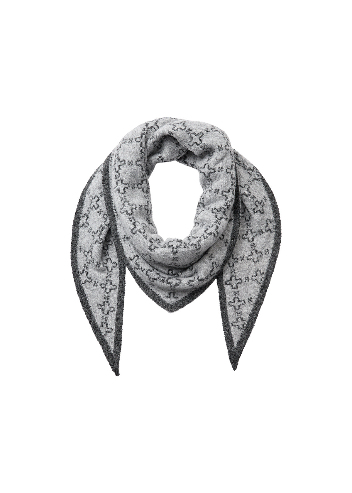 Grey Light/Dark Scarf