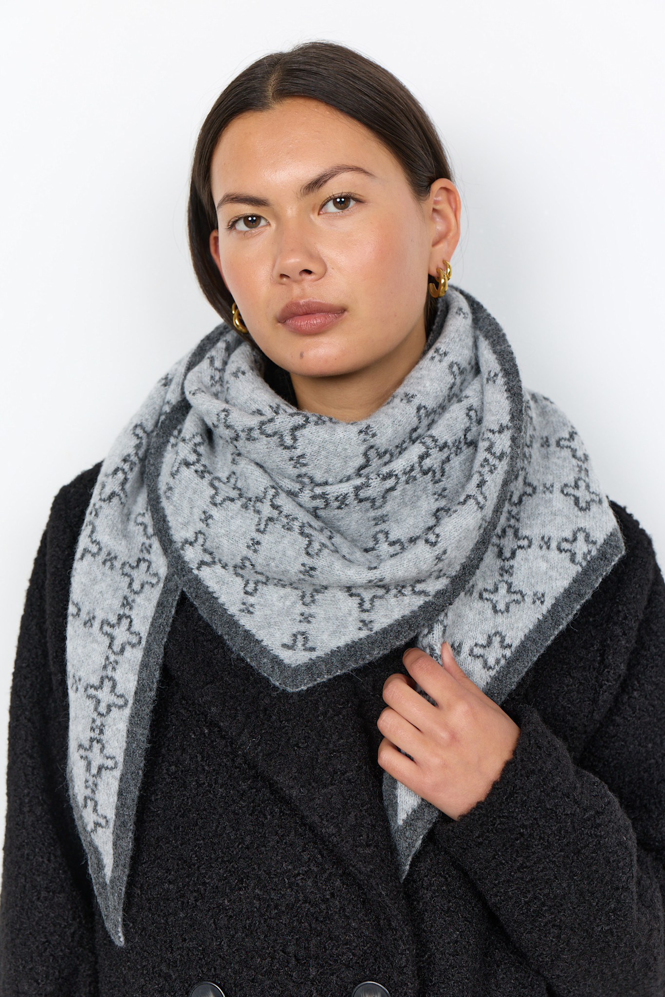 Grey Light/Dark Scarf