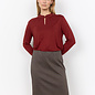 Chocolate Plum Combi Checkered Skirt