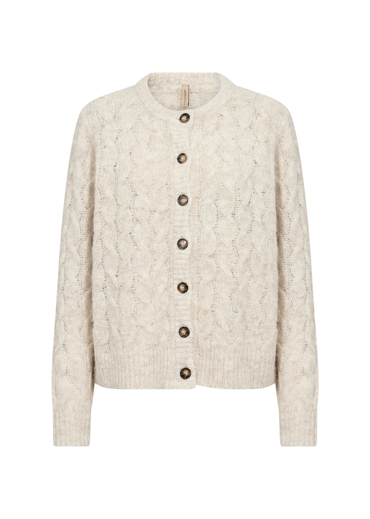 Sand Knitted Caridgan Buttons