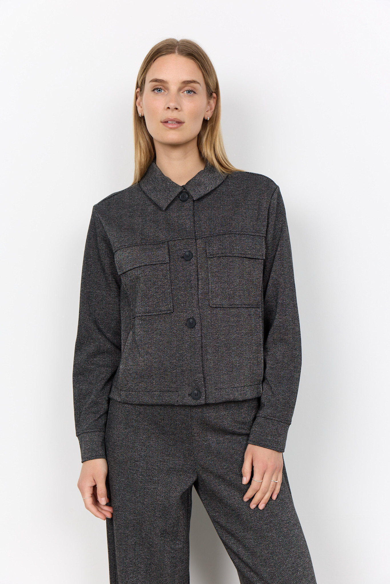 Black Combi Jacket Buttons