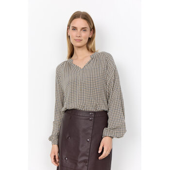 Tempest Combi Checkered Blouse