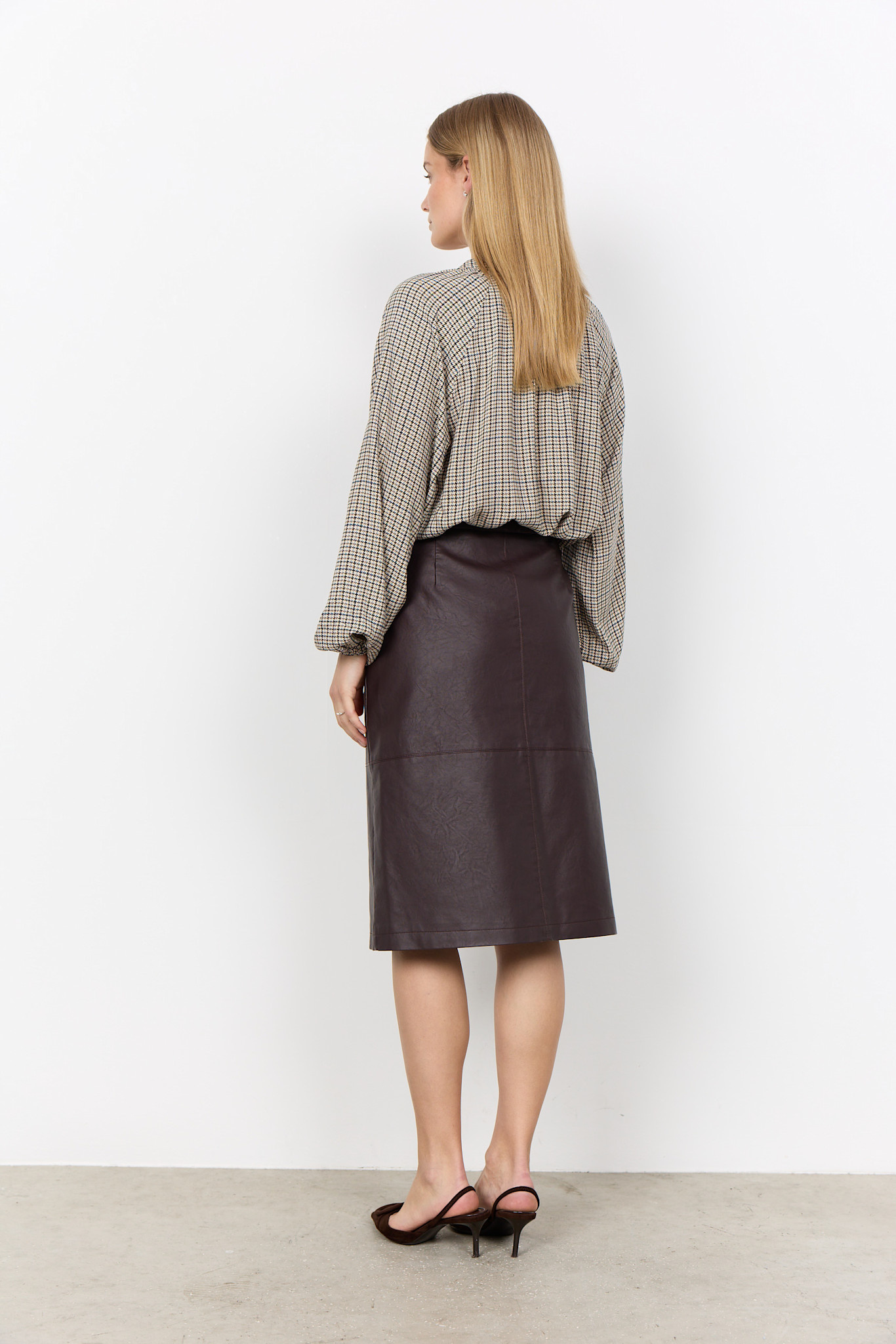 Tempest Combi Checkered Blouse