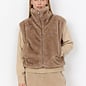 Camel Fuzzy Vest