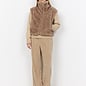 Camel Fuzzy Vest
