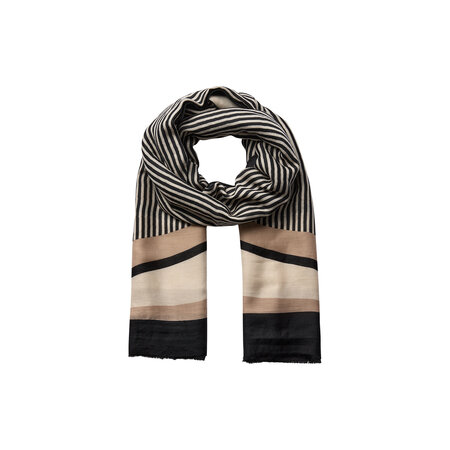 Black Combi Scarf Patterns