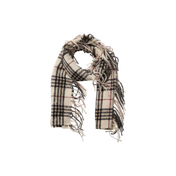 Cream Combi Scarf