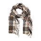 Cream Combi Scarf