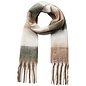 Camel Combi Green Scarf