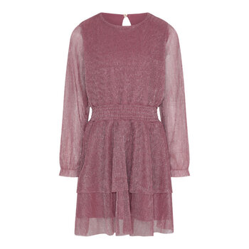 Glitter Dress Pink Mesh